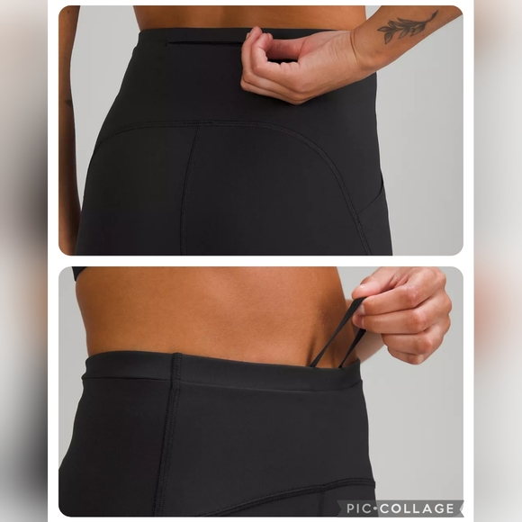 Lululemon leggings back zipper pocket Swift Speed High-Rise Crop 25" size 4 - Picture 2 of 6